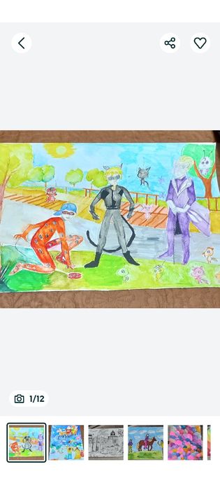 Рисунки на 35 на 55см