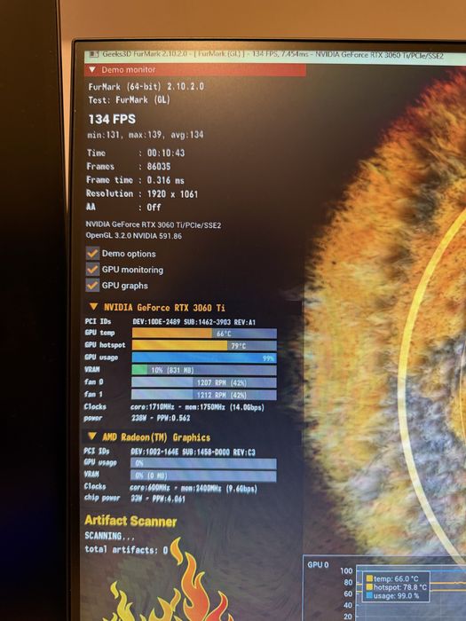 RTX 3060 Ti MSi Gaming Z Trio 8Gb