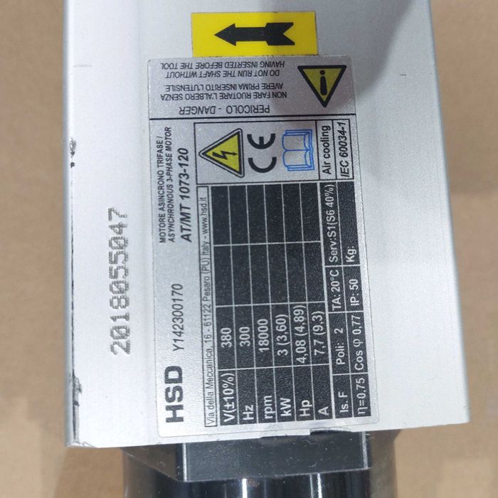 CNC Spindle router electromandrina 3kw