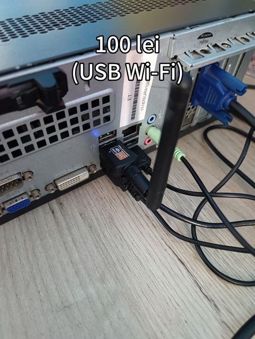 Vând urgent PC Fujitsu Esprimo i5 + SSD + GT 710, office/gaming ieftin