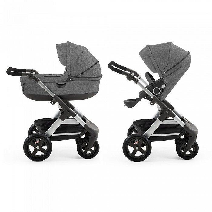 Коляска stokke 2/1 пргулочный блок и люлька