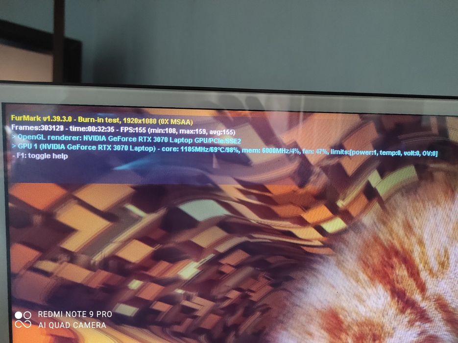Продам видеокарту RTX 3070m