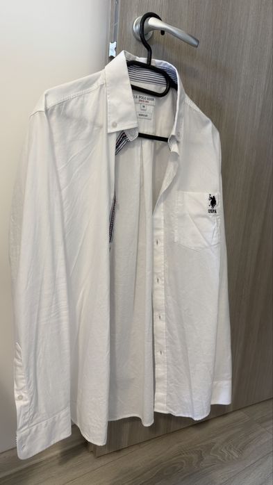 Camasa alba eleganta USPA Polo