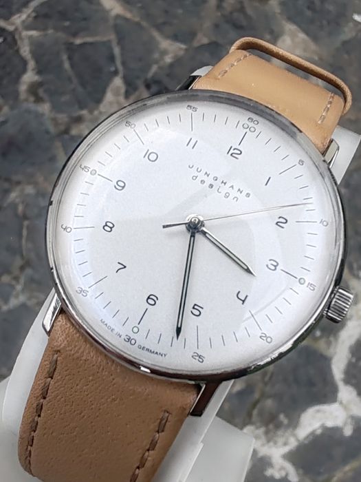 Ceas Junghans Max Bill Manual 34 mm Funcționează Impecabil!