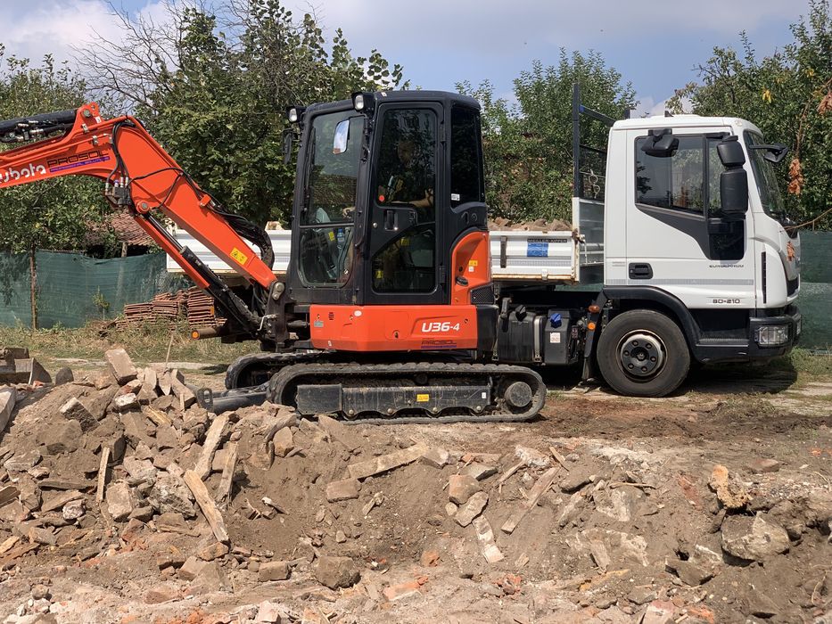 Услуги с Бобкат и Мини Багер Перник