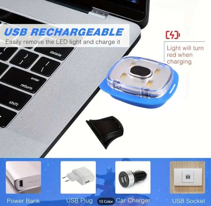 Топла зимна шапка с LED осветление  - топлина и светлина в едно!