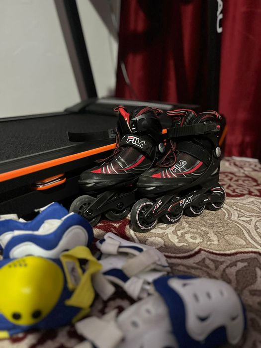 Ролики Fila  (S32, black-red)