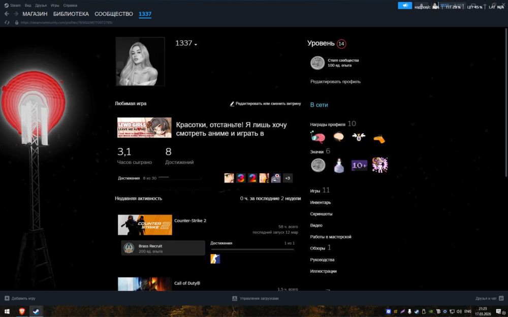 Личный Steam с праймом