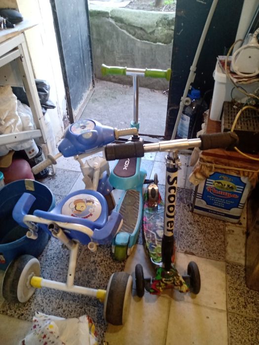 Детски комплект колело и тротинетки