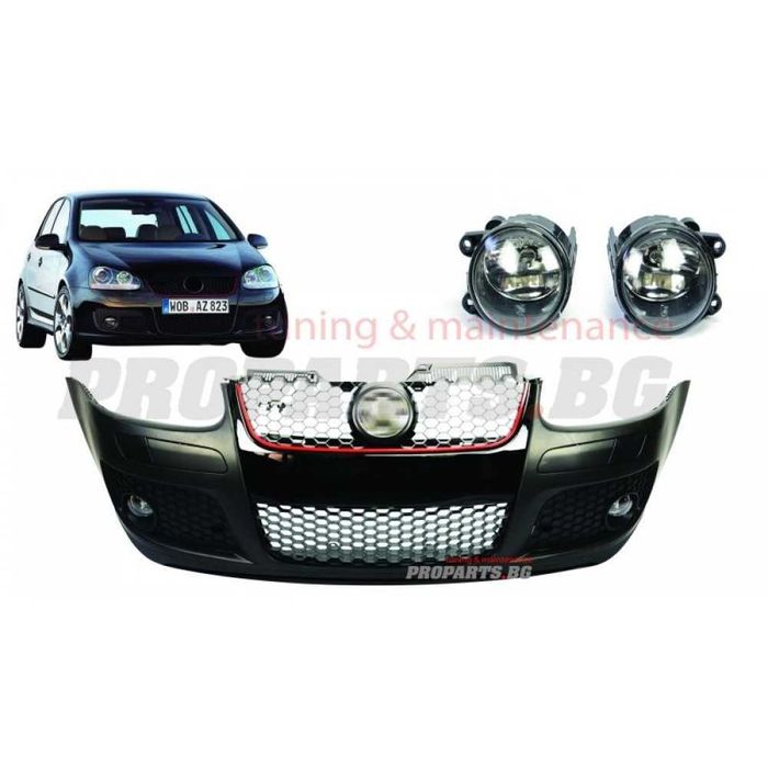 Предна GTI броня за VW GOLF 5 04-09 голф 5 гти волксваген тунинг