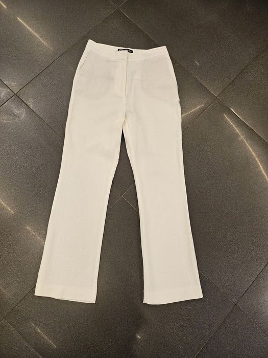 ZARA панталон лен и памук S-36