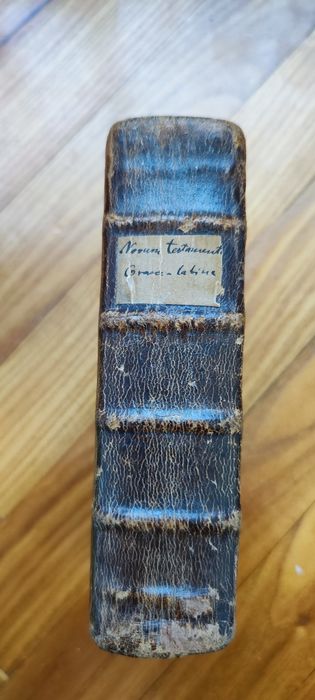 Рядък  Нов Завет на старогръцки и латински език-1761г