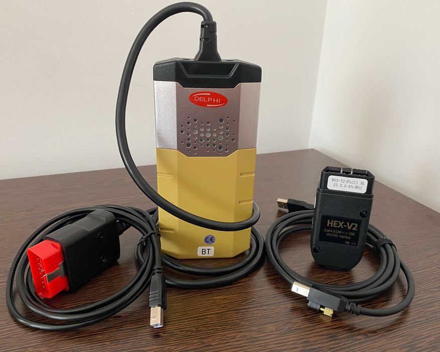 Diagnoza / Tester Delphi 2021.11 PRO & VCDS Vag Com Hex V2 25.3