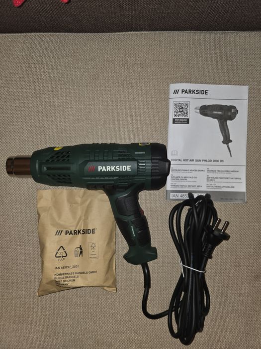 Vand pistol suflanta digital  cu aer cald  Parkside