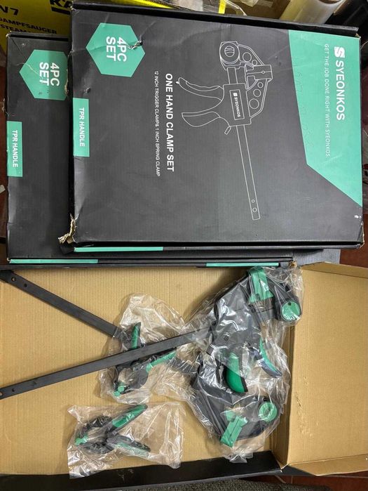 Clemă arc pentru lemn cu eliberare rapidă