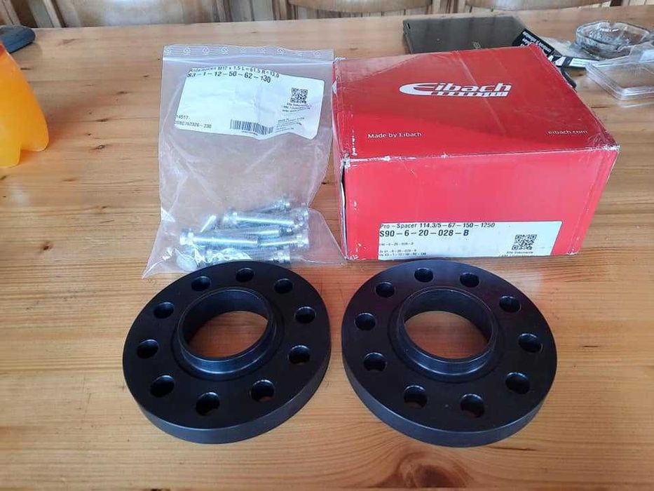 2 Броя Чисто Нови Фланци 20мм 114,3 Eibach