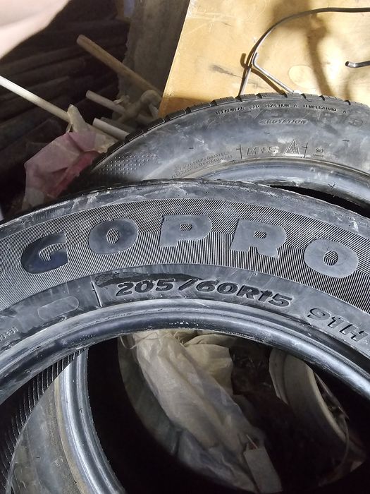 Срочно продам 4 штук автошина 205/60/15 GOPRO