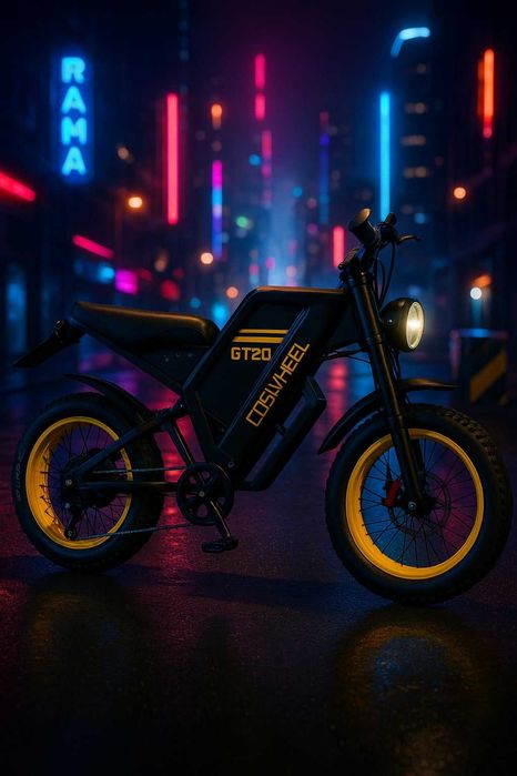 Coswheel GT20 MAX – Електрически Мото Стил Велосипед 60V, 2000W, 40Ah