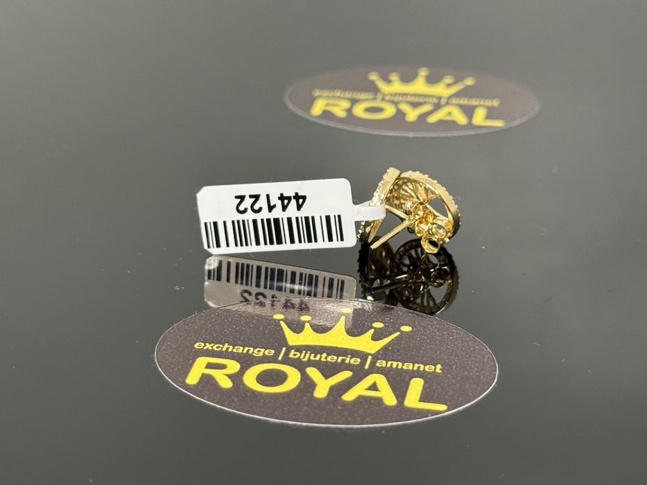 Bijuteria ROYAL : Cercei AUR 14K / 1.75 GR