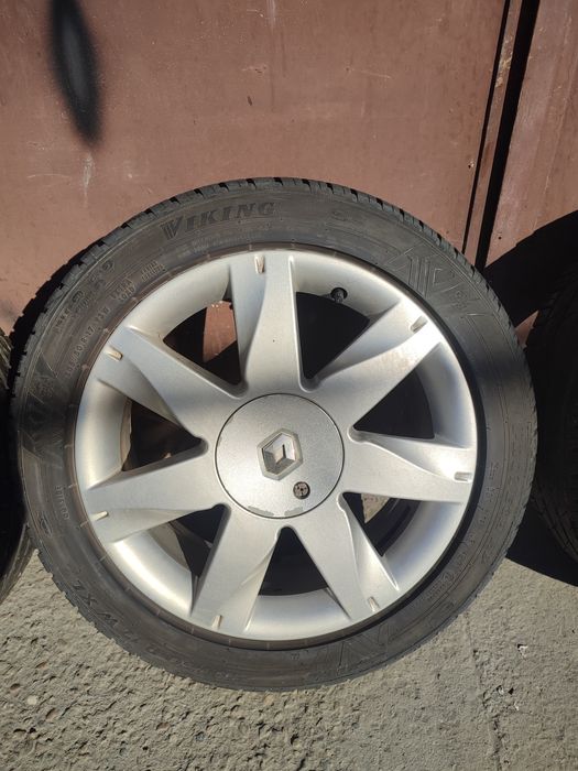 Jante 4x100 R17 Renault Megane 2 cu anvelope vara 205/50/R17