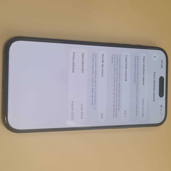HOPE AMANET P8 Iphone 15 Plus 128  GB 94 Baterie