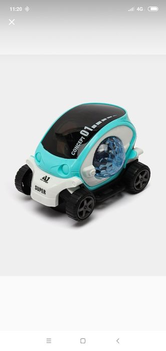 Музыкальный светильник в машине