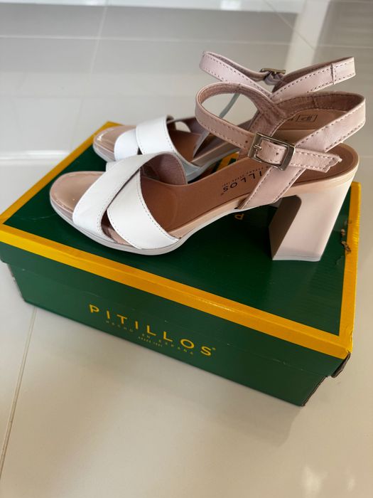 Дамски сандали естествена кожа