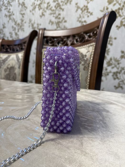 Sumka fialka/ сумка из бусин