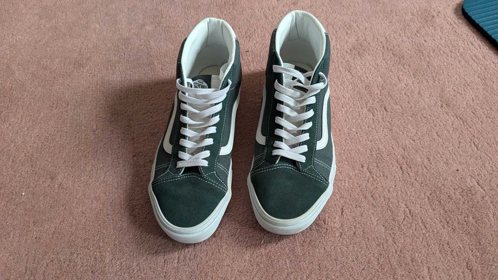 VANS Високи маратонки 'Skool 37' в Тъмнозелено