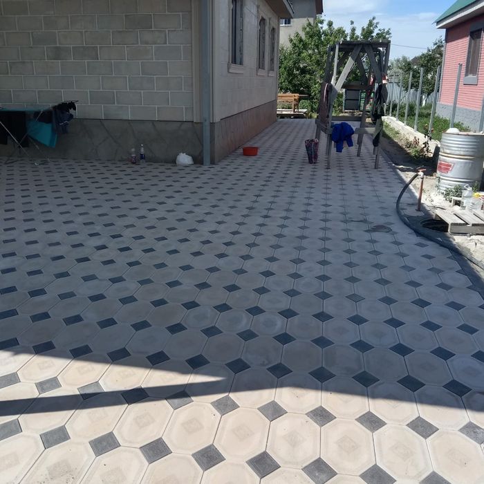 Укладка брусчатки