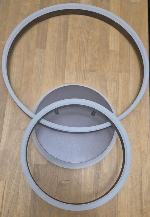 Lampa LED maro, lumina calda si rece, interschimbabile