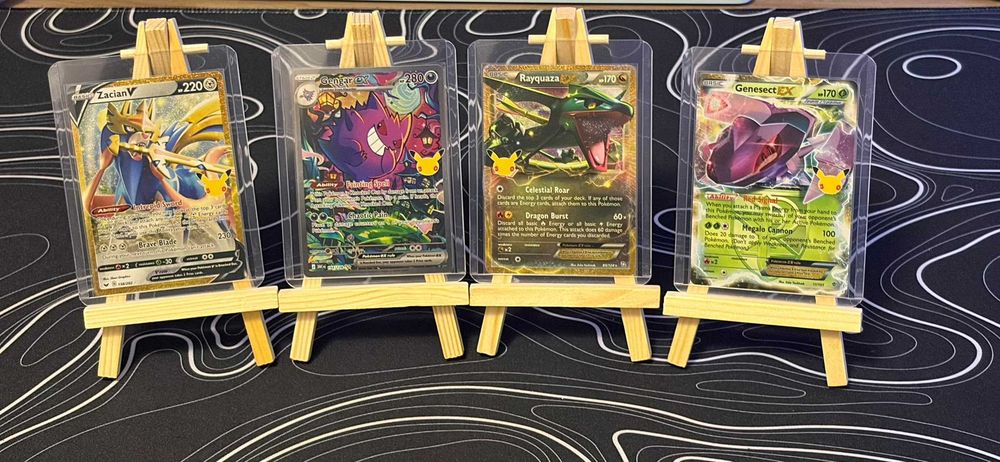 Pokemon TCG - Celebrations 30th - Gengar ex Special Illustration Rare, Rayquaza EX, Zacian V, Genesect EX