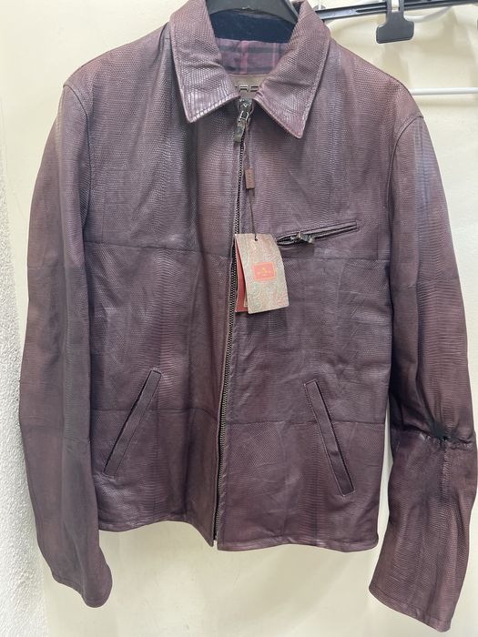 Луксозно яке от истинска игуанска кожа – НОВО, Милано