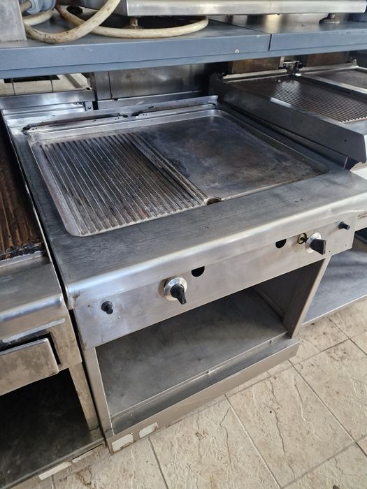 Grill electric la 220v sau 380v, plita de banc gaz