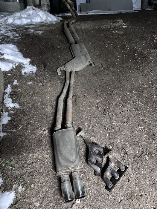 Глушитель бочка выхлоп трасса Е34 М50