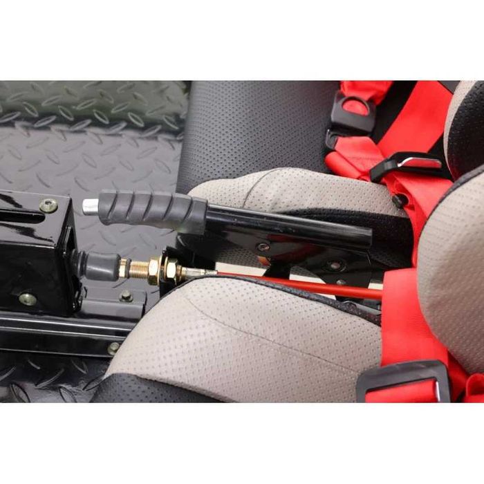 Asix Buggy 125cc, roti 7 inch, 3+1 viteze, culoare gri/negru