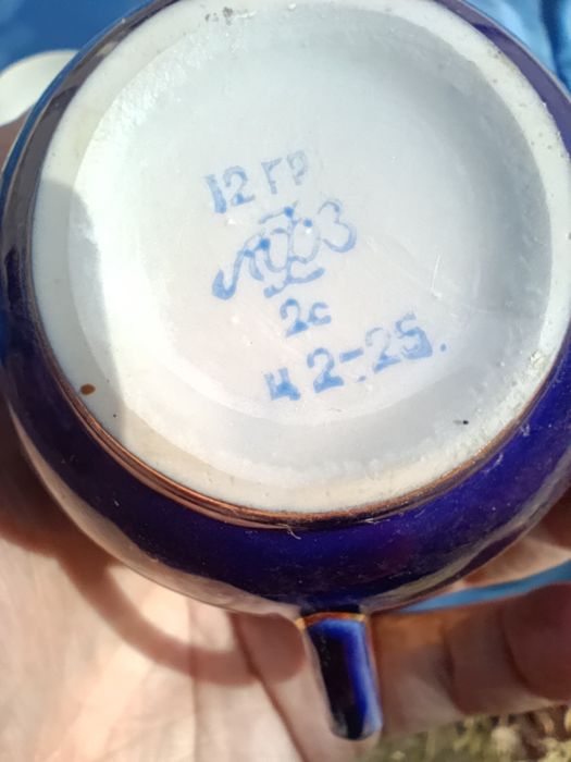 Кофейный набор. Кобальт