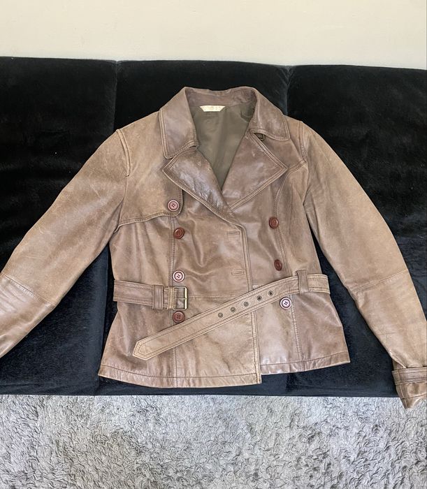 Дамско кожено яке Promod