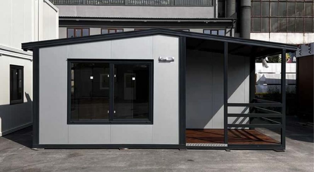 Vand case pe structuara metaluca de 60mp si de 35mp…