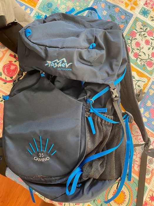 Туристическа раница ТАШЕВ Camino 35 синя