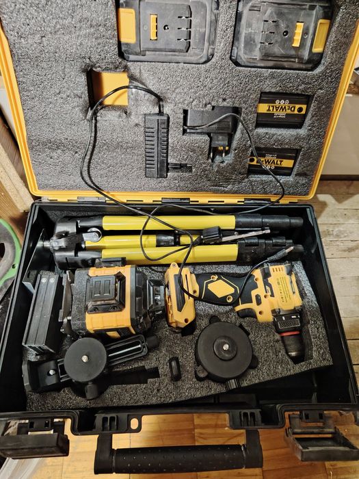 Лазерный уровень плюс шуруповёрт