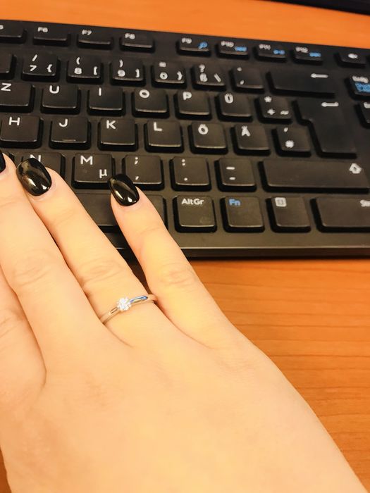 Vand inel logodna cu diamant