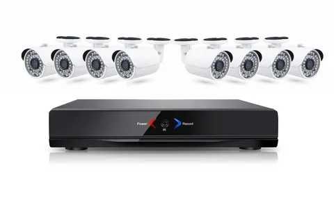 Видеонаблюдение-8 канален DVR с 8 камери FULLAHD, 3G