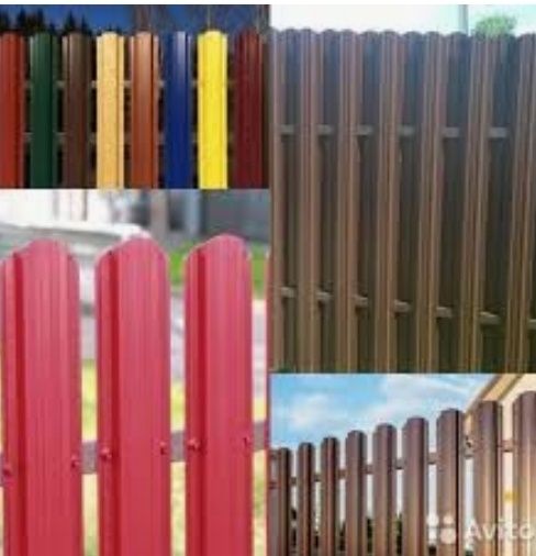 Штакетник металлический