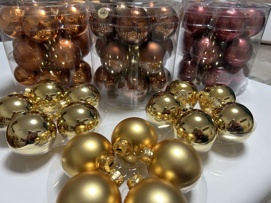 Стъклени коледни играчки Немско качество