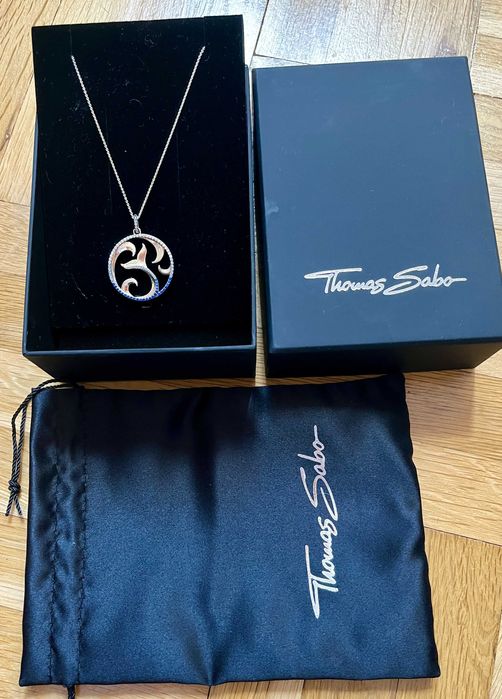 Сребърно колие Thomas Sabo "Tail Fin and Wave" (НОВО)