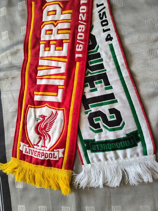 Колекционерски шал Лудогорец - Ливърпул ФК, 26.11.2014 г