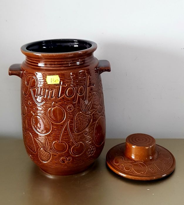 Bol/ghiveci vechi din ceramică