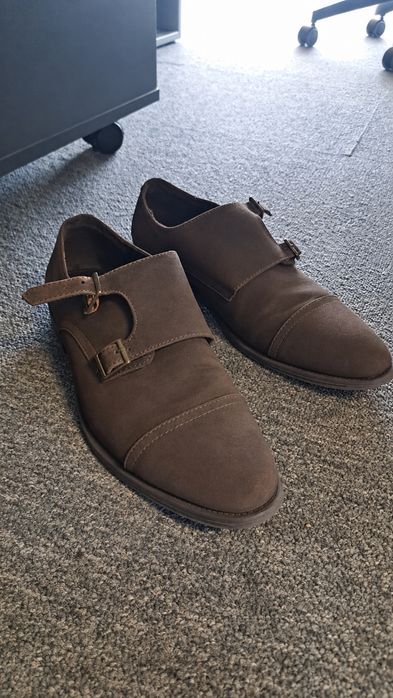 Pantofi Pier One Double Monk mărimea 41 – maro