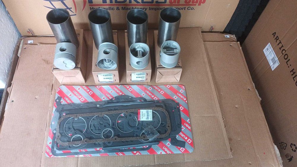 Set complet camasa , piston , segmenti Fiat 411-415